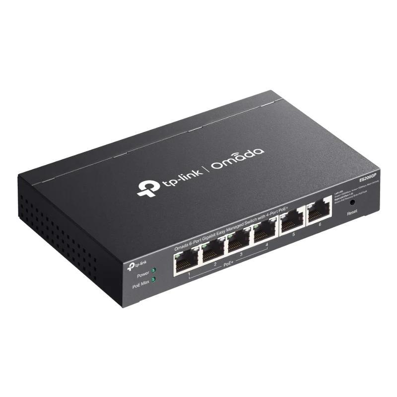 TP-Link ES206GP Switch 4xGb PoE+ 2xGb 65W Desktop TP-Link ES206GP Switch 4xGb PoE+ 2xGb 65W Desktop