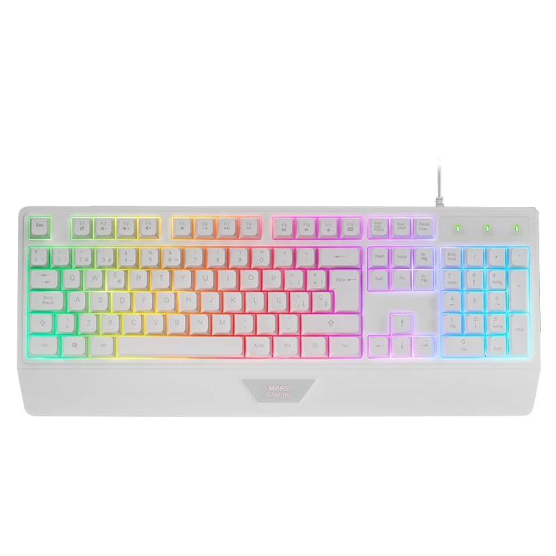 Mars Gaming Teclado MK124 Blanco Mars Gaming Teclado MK124 Blanco