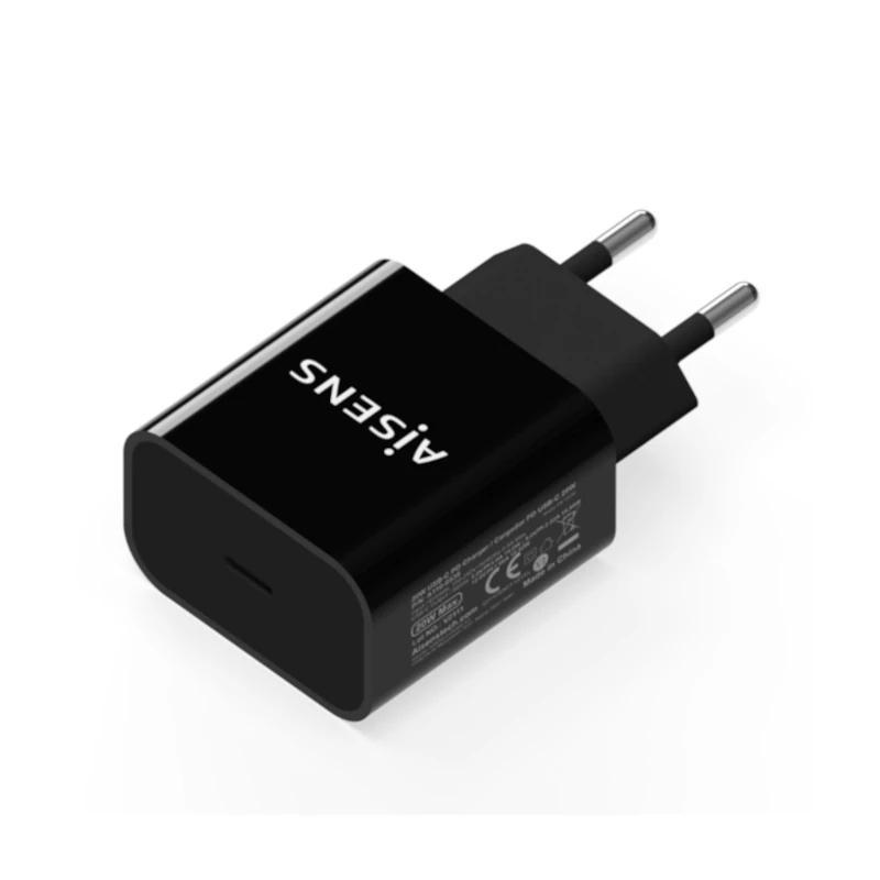 Aisens Cargador 20W USB-C PD3.0 1xUSB-C Negro Aisens Cargador 20W USB-C PD3.0 1xUSB-C Negro