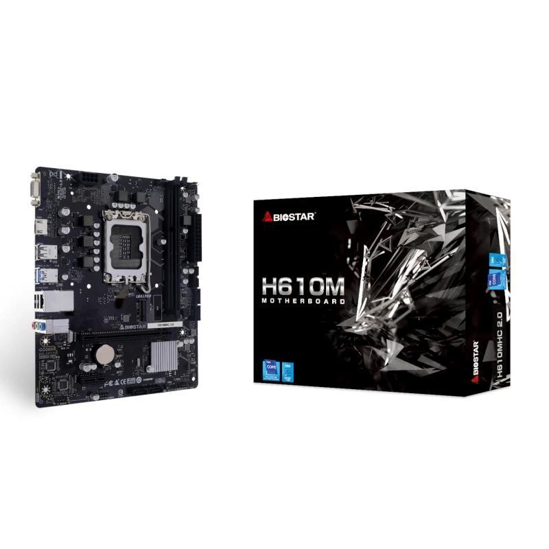 Biostar Placa Base H610MHC 2.0 DDR4 mATX LGA1700 Biostar Placa Base H610MHC 2.0 DDR4 mATX LGA1700
