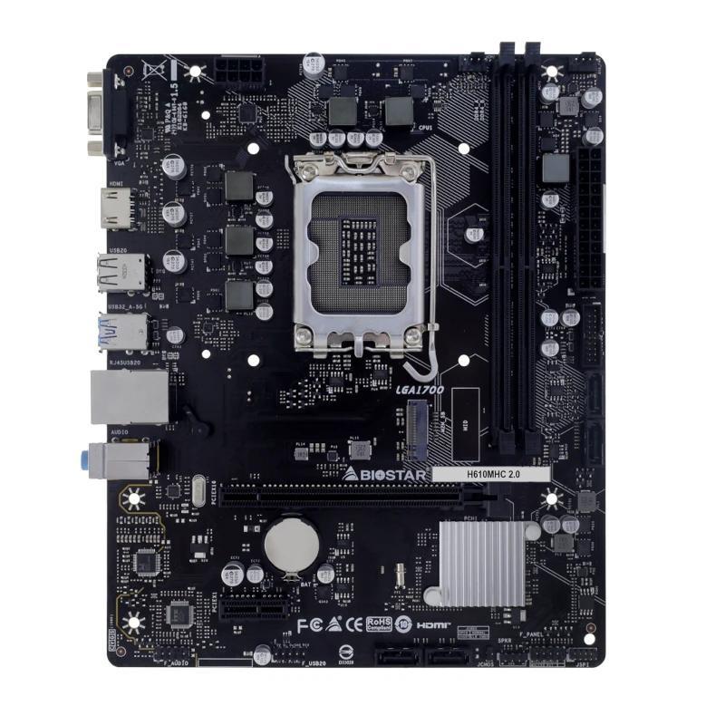Biostar Placa Base H610MHC 2.0 DDR4 mATX LGA1700 Biostar Placa Base H610MHC 2.0 DDR4 mATX LGA1700