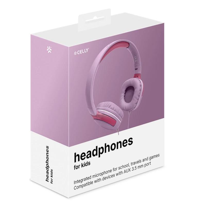 Celly Auricular Diadema niños Rosa Celly Auricular Diadema niños Rosa