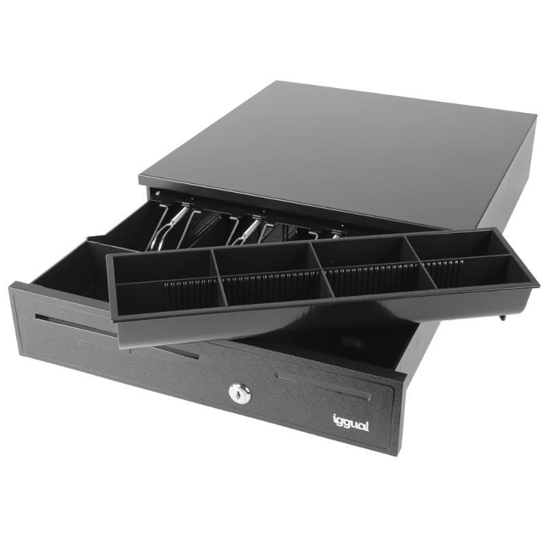 iggual Cajón portamonedas IRON-20 42cm 4+8 negro iggual Cajón portamonedas IRON-20 42cm 4+8 negro