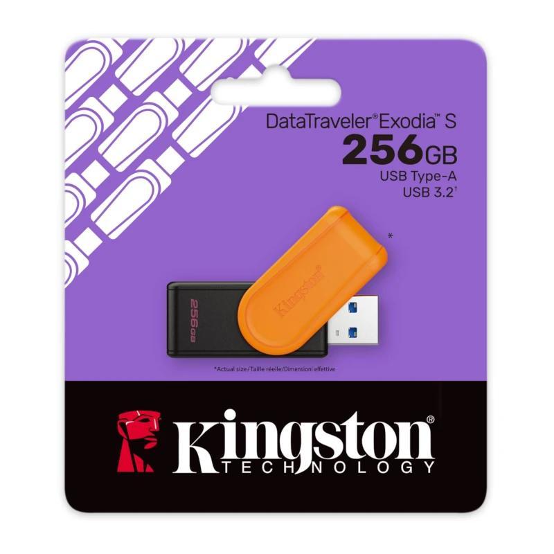 Kingston DataTraveler Exodia S 256GB USB 3.2 Gen 1 Kingston DataTraveler Exodia S 256GB USB 3.2 Gen 1