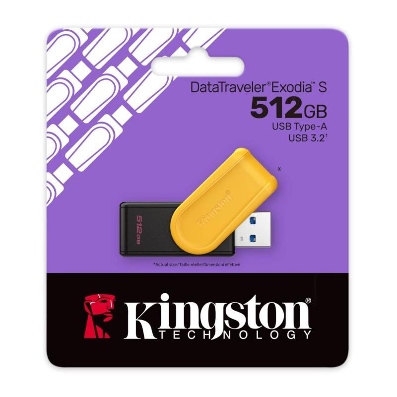Kingston DataTraveler Exodia S 512GB USB 3.2 Gen 1 Kingston DataTraveler Exodia S 512GB USB 3.2 Gen 1