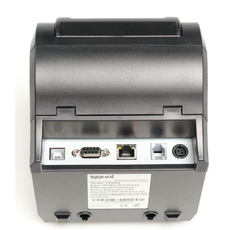 iggual Impresora Térmica TP8002 USB+RS232+Ethernet iggual Impresora Térmica TP8002 USB+RS232+Ethernet