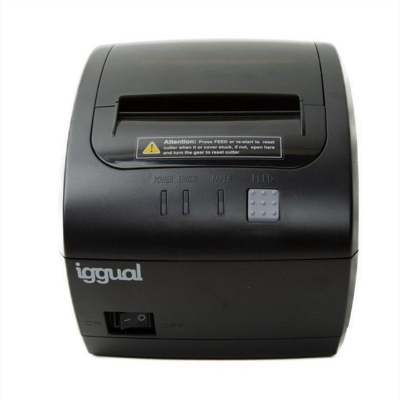 iggual Impresora térmica TP7001 USB+RJ45 negro iggual Impresora térmica TP7001 USB+RJ45 negro