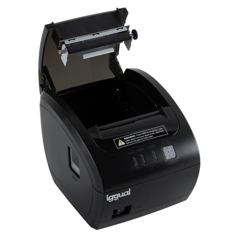 iggual Impresora térmica TP EASY 80 USB+RJ11 negra iggual Impresora térmica TP EASY 80 USB+RJ11 negra