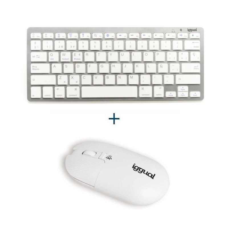 iggual Kit bundle teclado + ratón YANG Bluetooth iggual Kit bundle teclado + ratón YANG Bluetooth