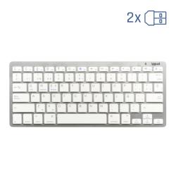 iggual Teclado Bluetooth Slim TKL-BT plata 2 canal
