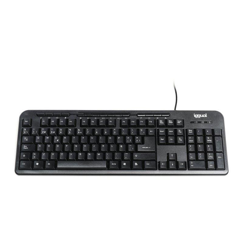 iggual Teclado multimedia CK-BASIC-120T negro iggual Teclado multimedia CK-BASIC-120T negro