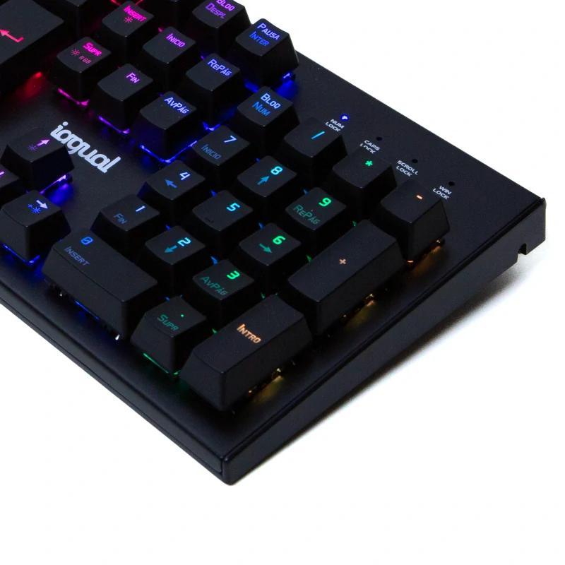 iggual Teclado gaming mecánico OBSIDIAN RGB negro iggual Teclado gaming mecánico OBSIDIAN RGB negro