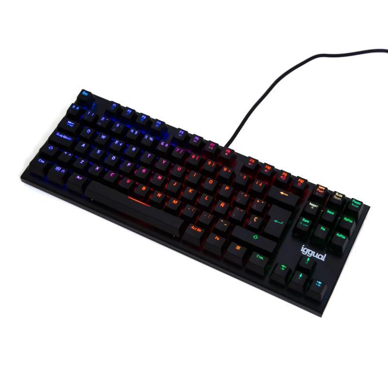 iggual Teclado gaming TKL mecánico ONYX RGB negro iggual Teclado gaming TKL mecánico ONYX RGB negro