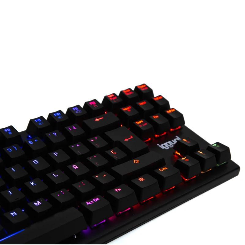 iggual Teclado gaming TKL mecánico ONYX RGB negro iggual Teclado gaming TKL mecánico ONYX RGB negro