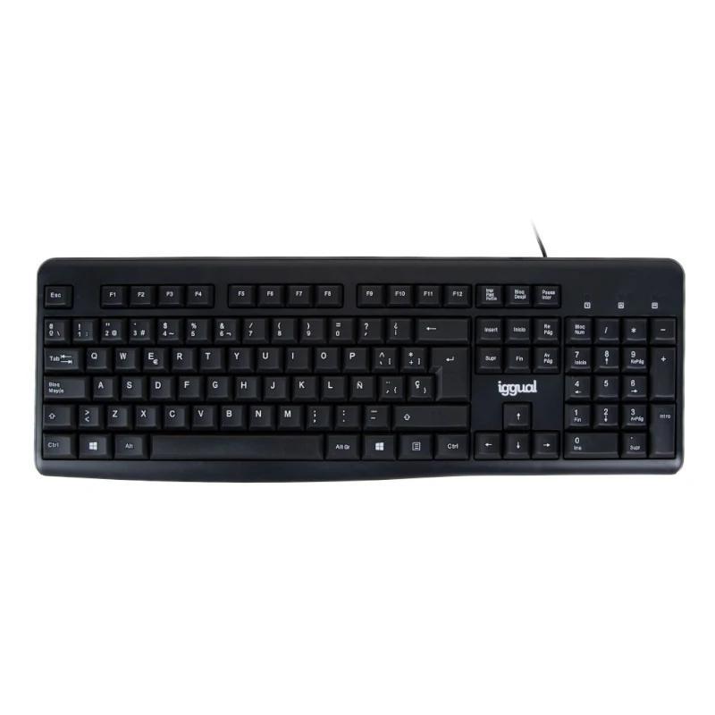 iggual Teclado estándar CK-BASIC2-105T negro iggual Teclado estándar CK-BASIC2-105T negro
