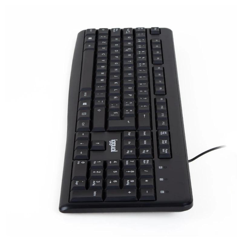 iggual Teclado estándar CK-BASIC2-105T negro iggual Teclado estándar CK-BASIC2-105T negro