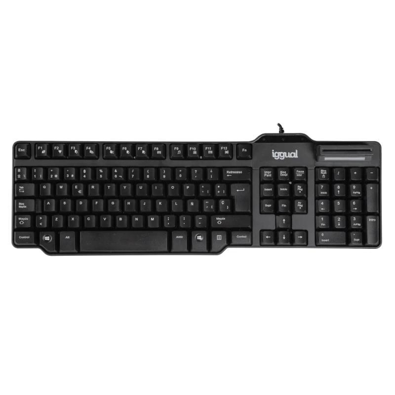 iggual Teclado con lector DNI CK-ID-DNI SMARTcard iggual Teclado con lector DNI CK-ID-DNI SMARTcard