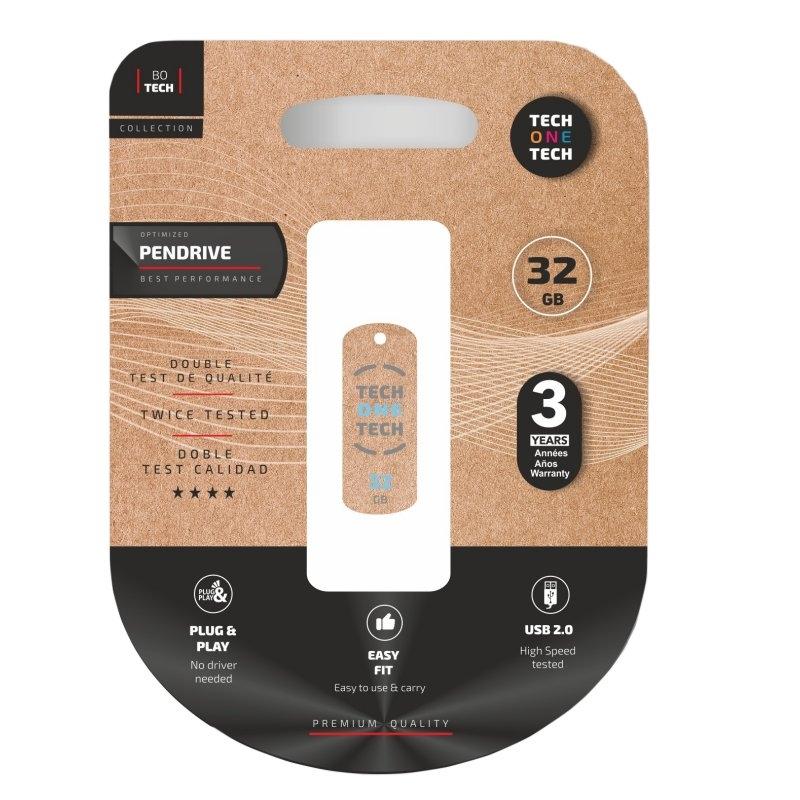 TECH ONE TECH Pro Smart Cliptech 32 Gb Slim TECH ONE TECH Pro Smart Cliptech 32 Gb Slim