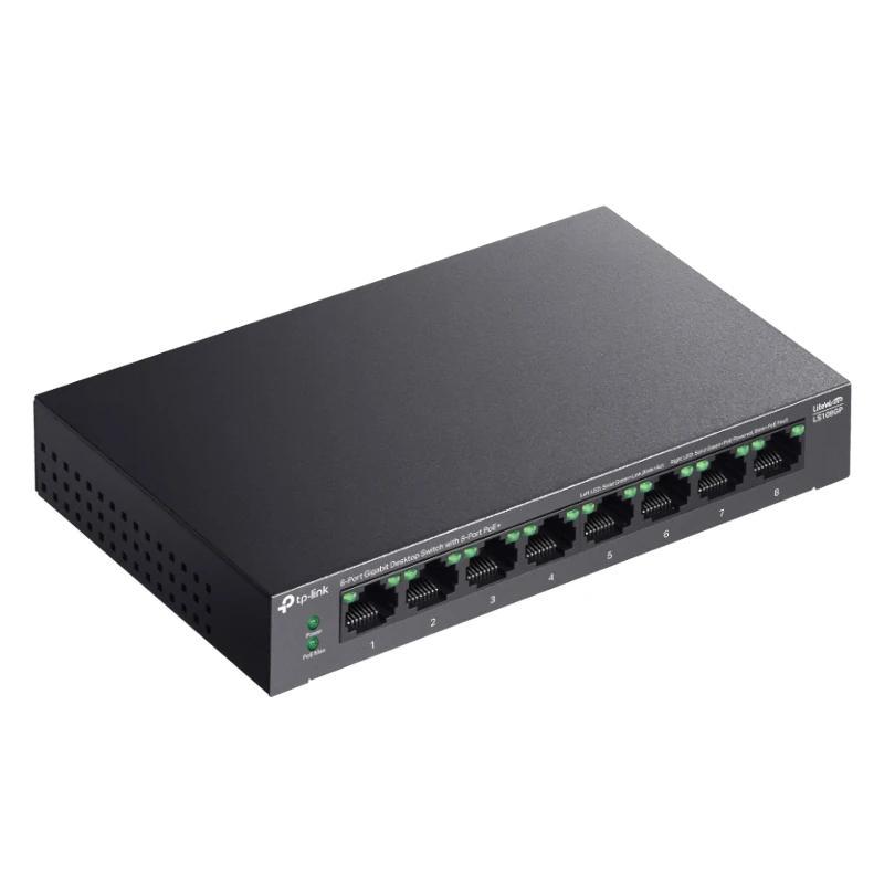 TP-Link LS108GP Switch 8xGb PoE+ 62W Desktop TP-Link LS108GP Switch 8xGb PoE+ 62W Desktop