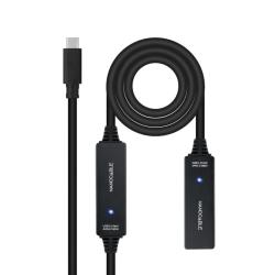 Nanocable Cable USB 3.2 amplif. C/M-C/H 10 m