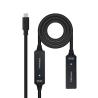Nanocable Cable USB 3.2 amplif. C/M-C/H 10 m Nanocable Cable USB 3.2 amplif. C/M-C/H 10 m