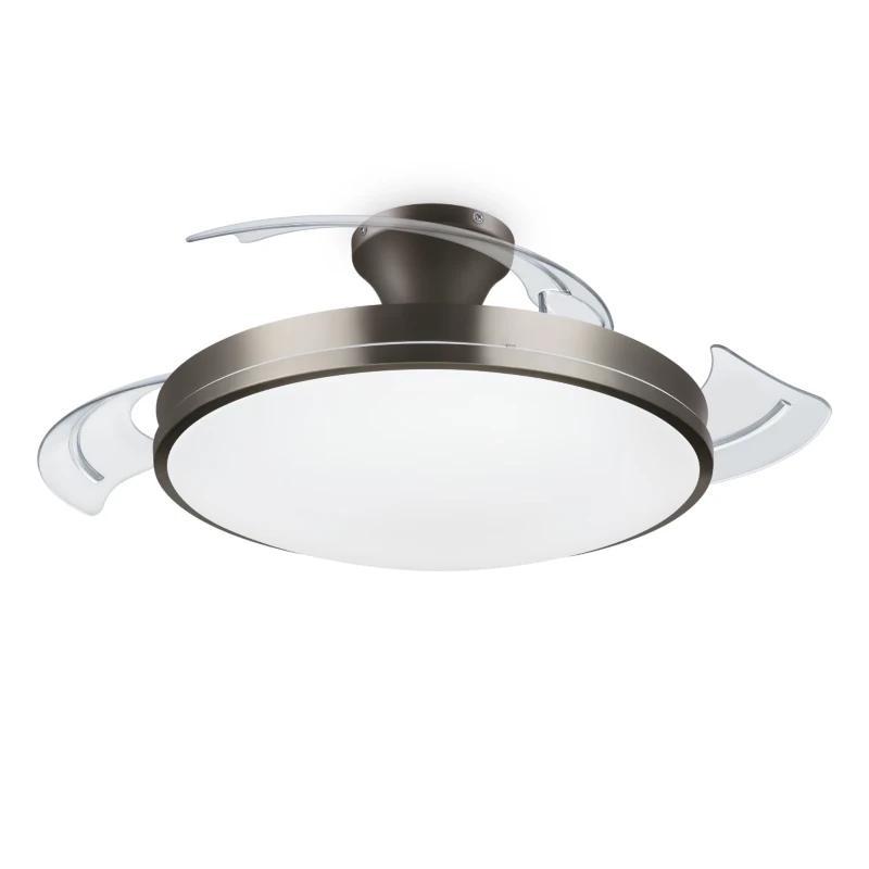 PHILIPS Ventilador techo Luz Bliss DC 28w Nickel PHILIPS Ventilador techo Luz Bliss DC 28w Nickel
