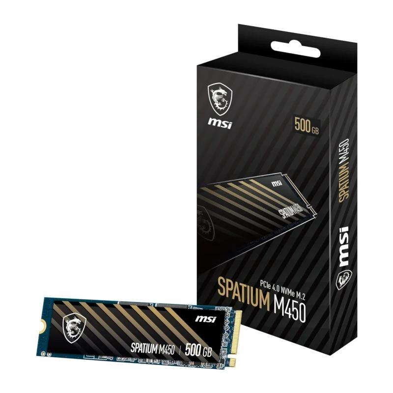 MSI SSD Spatium M450 500Gb PCIe 4.0 NVMe 3000 Mb-s MSI SSD Spatium M450 500Gb PCIe 4.0 NVMe 3000 Mb-s