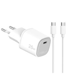 Celly Cargador Gan  1C 25W + C A C Cable