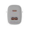 Celly Cargador Gan 1USB 1USBC 35w WH Celly Cargador Gan 1USB 1USBC 35w WH