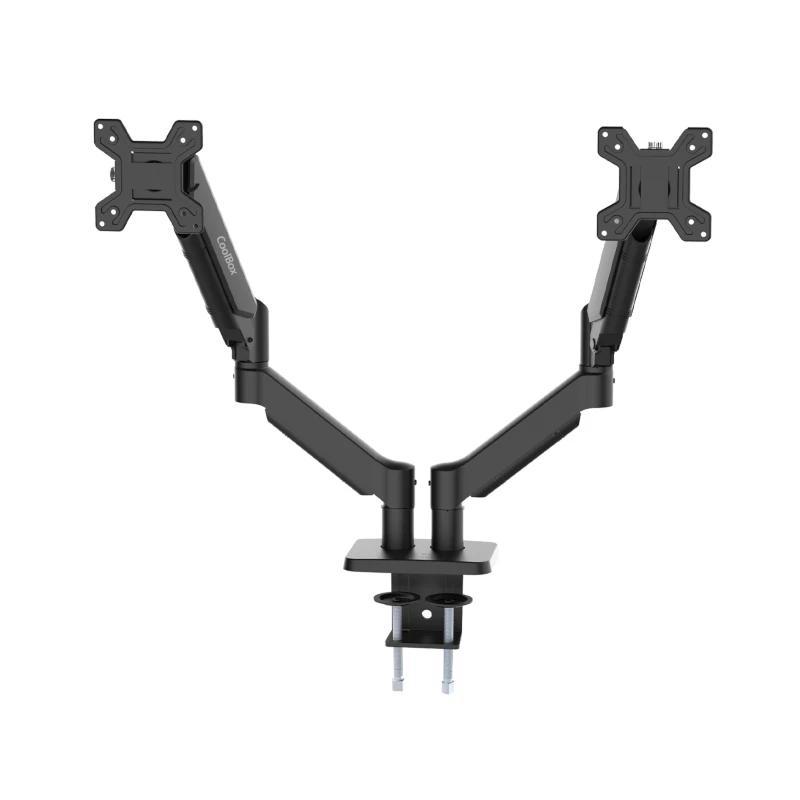 COOLBOX Soporte dos Monitores Brazo Neumático COOLBOX Soporte dos Monitores Brazo Neumático