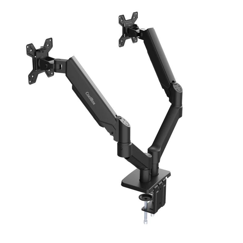 COOLBOX Soporte dos Monitores Brazo Neumático COOLBOX Soporte dos Monitores Brazo Neumático