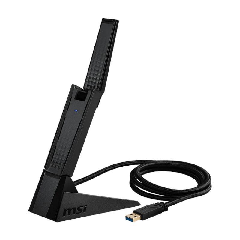 MSI GUAXE54 AXE5400 WiFi6E USB Adapter MSI GUAXE54 AXE5400 WiFi6E USB Adapter