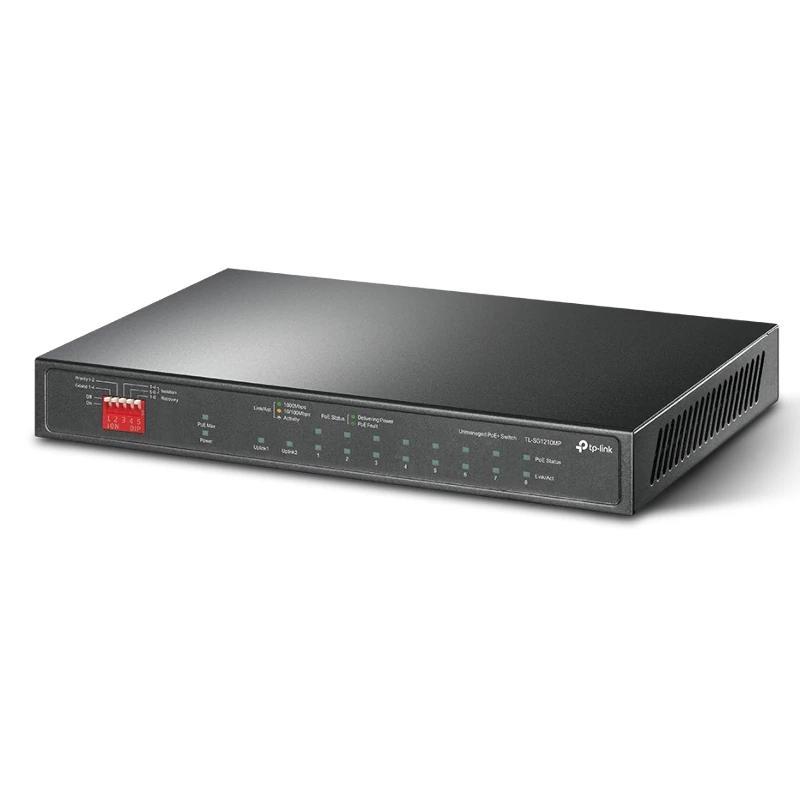 TP-Link TL-SG1210MP Switch 8xGb PoE+ 2xGb 1xSFP TP-Link TL-SG1210MP Switch 8xGb PoE+ 2xGb 1xSFP