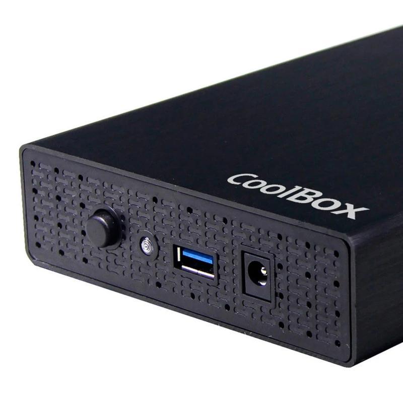 Coolbox Caja HDD 3.5" SCA-3533 USB3.0 Negra Alum Coolbox Caja HDD 3.5" SCA-3533 USB3.0 Negra Alum