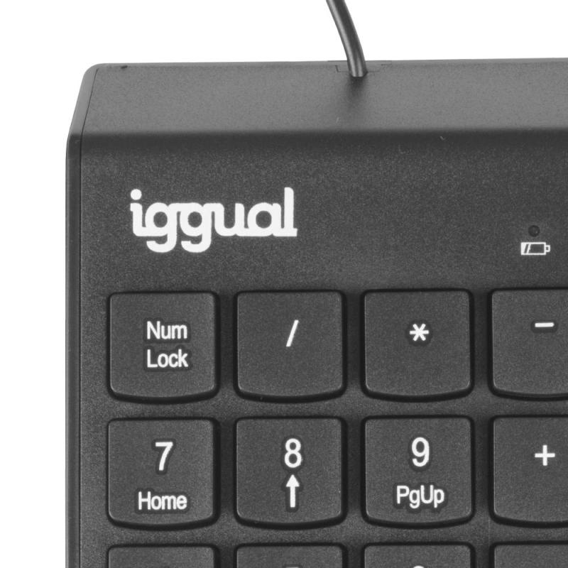 iggual Teclado numérico USB CK-NUM-19T negro iggual Teclado numérico USB CK-NUM-19T negro