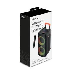 Celly Altavoz + Micrófono Inalámbrico 40W