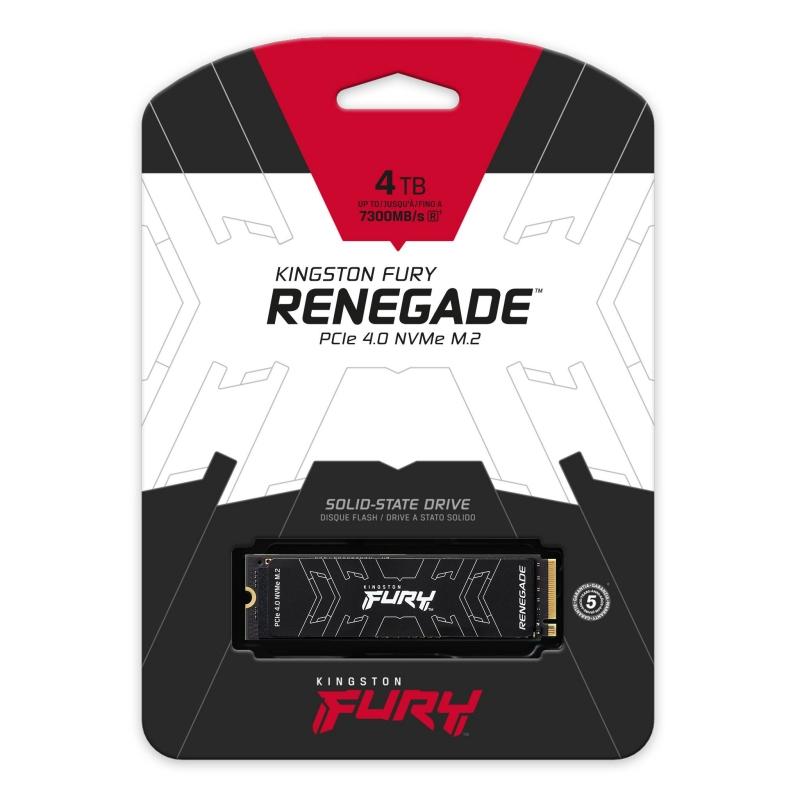Kingston FURY Renegade SSD 4TB NVMe PCIe 4.0 Kingston FURY Renegade SSD 4TB NVMe PCIe 4.0