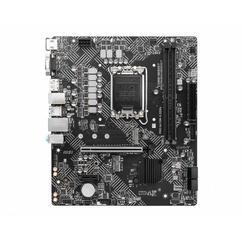 MSI Placa Base PRO H610M-G DDR4 mATX 1700 MSI Placa Base PRO H610M-G DDR4 mATX 1700