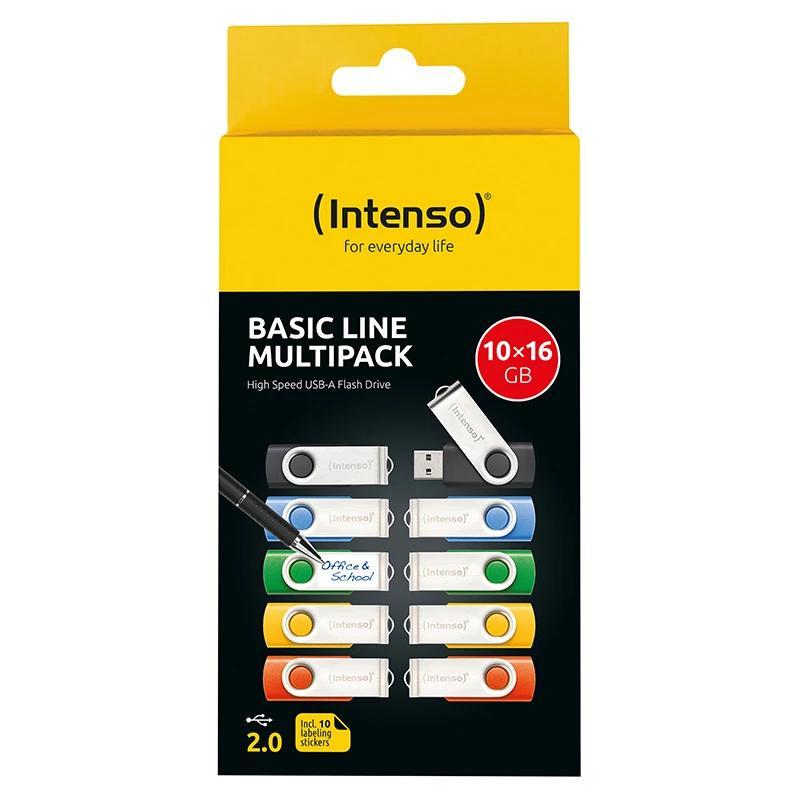 Intenso Basic Line Multipack Lápiz USB 2.0 8GB 10u Intenso Basic Line Multipack Lápiz USB 2.0 8GB 10u