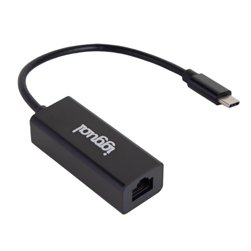 iggual Adaptador tipo C a RJ45 Gigabit 1000Mbps iggual Adaptador tipo C a RJ45 Gigabit 1000Mbps