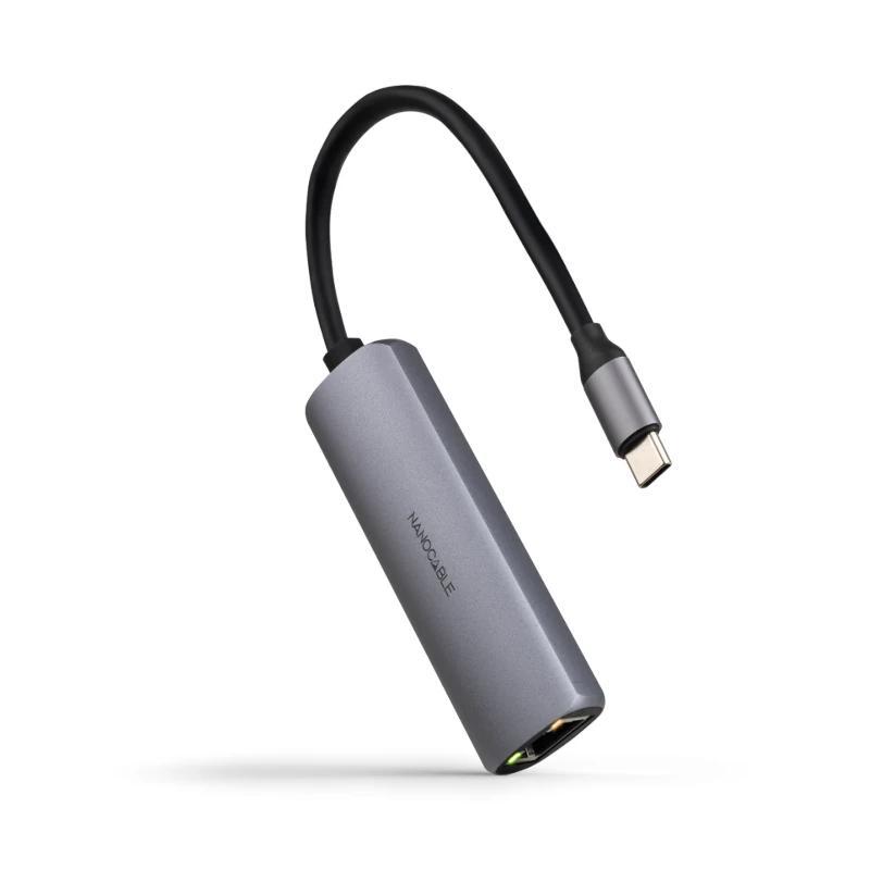 Nanocable Conversor USB-C Ethernet carga PD Nanocable Conversor USB-C Ethernet carga PD