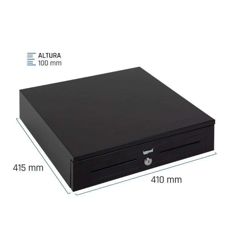 iggual Cajón portamonedas IRON-HD 41cm 5+8 negro iggual Cajón portamonedas IRON-HD 41cm 5+8 negro