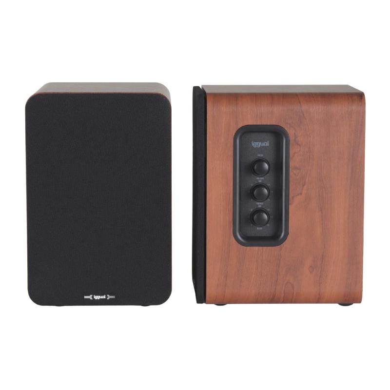 iggual Altavoces 2.0 50W Bluetooth 5.3 Home Studio