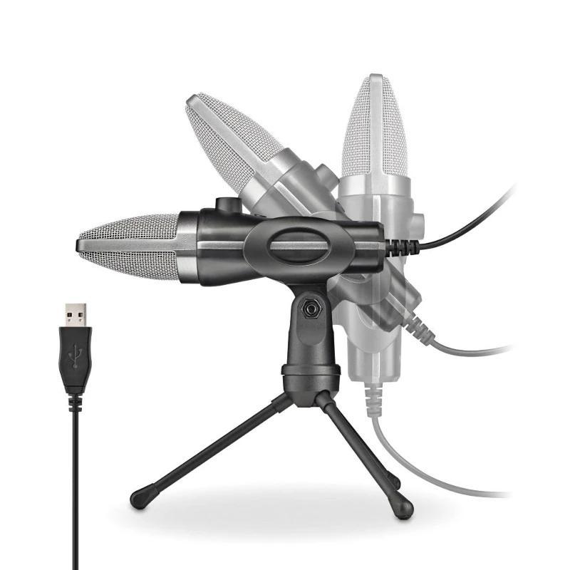 NGS Micrófono PC Usb con soporte tripode NGS Micrófono PC Usb con soporte tripode
