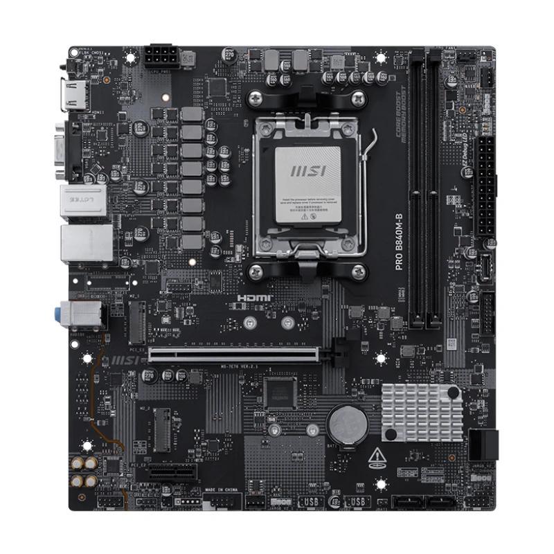 MSI Placa Base PRO B840M-B DDR5 mATX MSI Placa Base PRO B840M-B DDR5 mATX