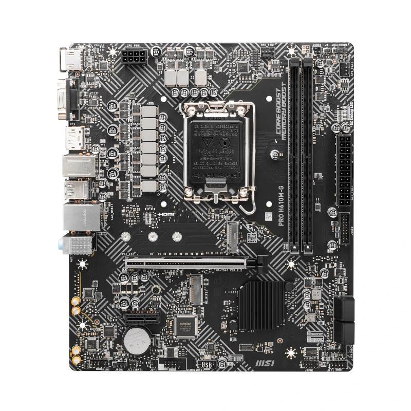 MSI Placa Base PRO H610M-G DDR5 mATX 1700 MSI Placa Base PRO H610M-G DDR5 mATX 1700