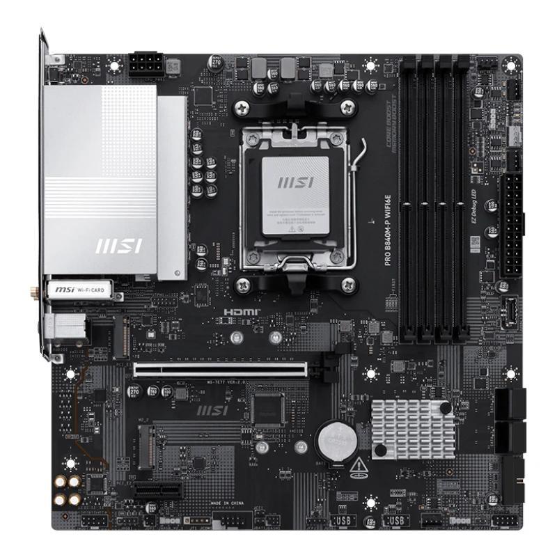 MSI Placa Base PRO B840M-P WIFI6E DDR5 mATX MSI Placa Base PRO B840M-P WIFI6E DDR5 mATX
