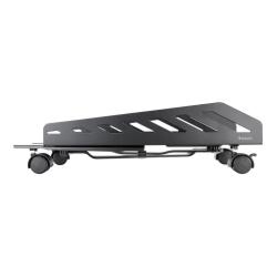 Tooq Soporte para CPU de suelo con ruedas negro