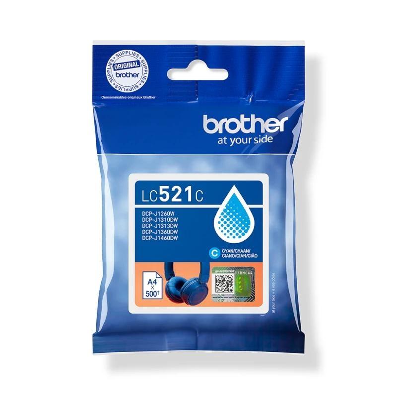 Brother Cartucho LC521C Cian Brother Cartucho LC521C Cian