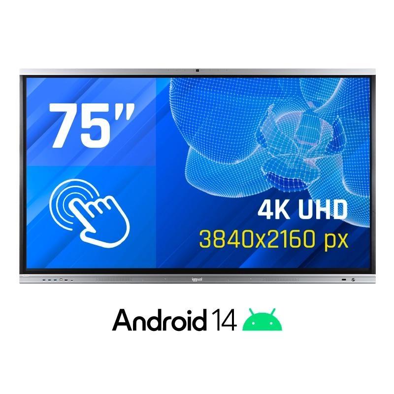 iggual Pantalla interactiva 4K ORCHID 75" Webcam iggual Pantalla interactiva 4K ORCHID 75" Webcam